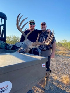 Trophy whitetail — great rack