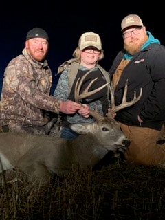 Trophy whitetail — piney woods